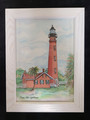 Donna Elias Framed Lighthouse Print