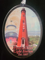 Ponce Inlet Collage Oval Plexy Ornament