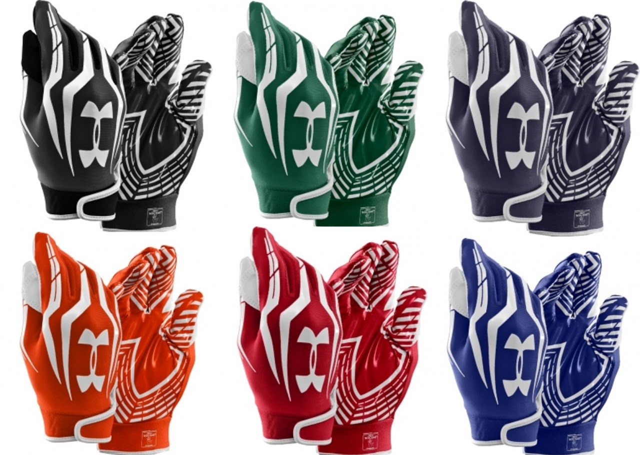 under armour youth f4 football receiver gloves