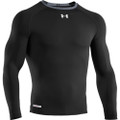 Under Armour Men’s HeatGear Sonic Compression Long Sleeve Shirt Black