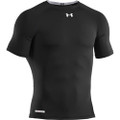 Under Armour Men’s HeatGear Sonic Compression Short Sleeve Shirt Black