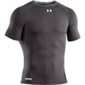 Under Armour Men’s HeatGear Sonic Compression Short Sleeve Shirt Gray