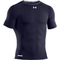 Under Armour Men’s HeatGear Sonic Compression Short Sleeve Shirt Navy