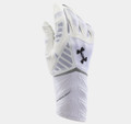 Under Armour Men's UA Nitro Warp Highlight Football Gloves White