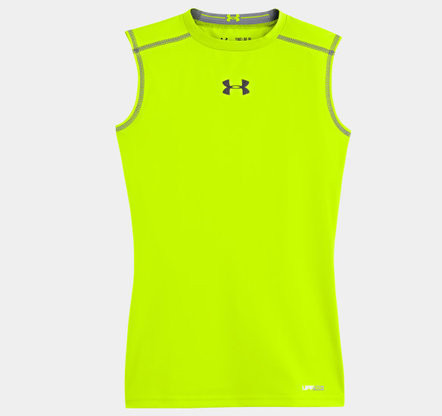 under armour youth sleeveless compression shirt