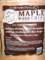 Hard Maple wood chips are Mild and Smokey. Appeals to many peoples tastes.
Not over powering.