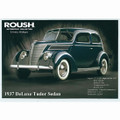1937 DeLuxe Tudor Sedan Postcard (2169)