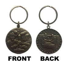 (Only 1 keychain included; picture shows front and back of keychain). 