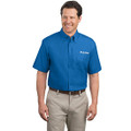 Roush Mens Royal Blue Short Sleeve Dress Shirt (Sizes: S, 3XL-4XL) (3463)