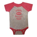 Roush Heather Gray/Pink Back Seat Driver Onesie (3485)