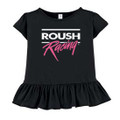 Roush Racing Black Ruffle Toddler Tee (3546)