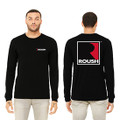 Roush Unisex Black Square R Long Sleeve Shirt (3670)
