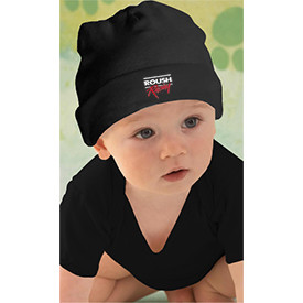 black infant hat