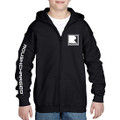 Roush Charged Black Youth Full Zip Hoodie (3893)