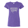 Roush Racing Ladies Purple Glitter Tee (Sizes: XL-XXL) (3958)