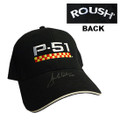 ROUSH P-51 Signed Black Hat (3976)