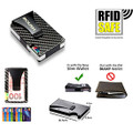 ROUSH Carbon Fiber RFID Slim Wallet/Money Clip (4151)