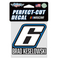 Brad Keselowski 4" x 4" Decal (4585)