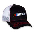 Nascar Black/White Sponsor Hat (4616)