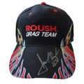 Roush Drag Team Flame Signed Hat (1545)