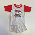 Jeff Burton Youth Gray & Red Short/Tee Set (Size Youth: S) (5199)