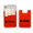 Only 1 phone pocket included...picture shows the pocket on its own and on a phone. (Phone not included). 