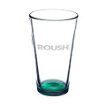 Roush 16 Oz. Clear/Green Bottom Pint Glass (5459)