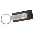 Roush Black Leatherette Keychain (5478)