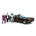 1966 Batmobile 1:24 Die-cast with Batman, Robin, Joker & Penguin Figures (5481)