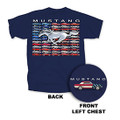 Ford Mustang Car Flag Tee (5552)