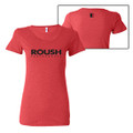 Roush Performance Ladies Red Tee (Sizes Ladies; S, L-XXL) (5661)