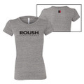 Roush Performance Ladies Gray Tee (Sizes Ladies: S-XXL) (5663)