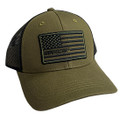 NASCAR Olive/Black Flag Hat(5920)