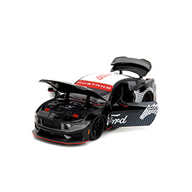 Ford Mustang 2024 Dark Horse Black 1:24 Die-cast(5925) - Roush