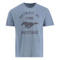 Ford Mustang Blue Detroit MI Tee (5946)