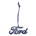 Ford Script Metal Enamel Ornament (5949)