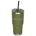 Roush Articware 20 Oz. Army Green Tumbler (with Straw) (5953)