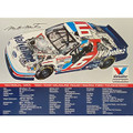 Mark Martin 1993 Valvoline Tech Data Poster (6007)