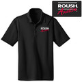 Roush Aviation Black Snag Resistant & Moisture Wicking Polo(6173)