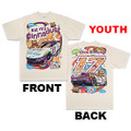 Youth Tee. Front and Back view pictured. Only 1 tee included. 