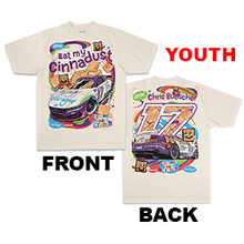 Youth Tee. Front and Back view pictured. Only 1 tee included. 