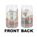 Ford Mustang Tribar Vintage Soda Can Glass(6216)