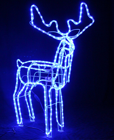 Blue LED Deer