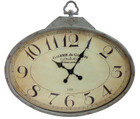 VickySun.com - 85CM French Country Large Rustic Paris Navy Faced Iron Clock