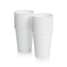 200 ml cups  plastic cups (white) 1000 cups