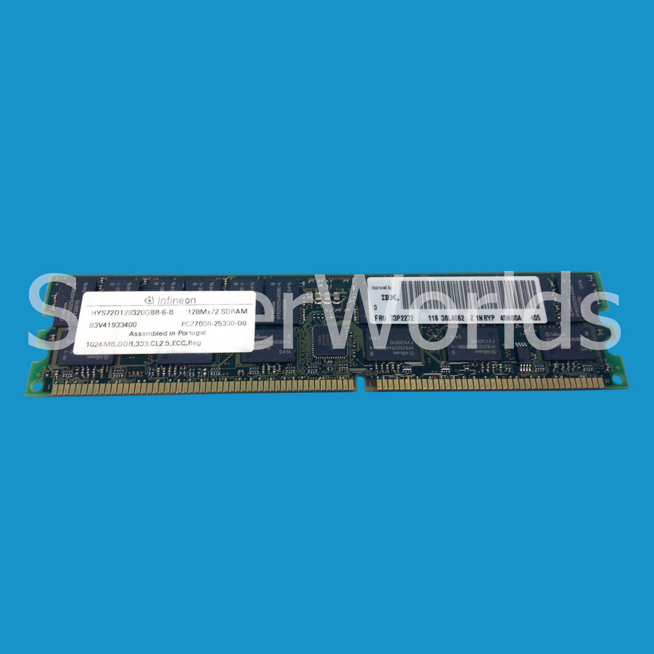 IBM 73P2272 | 1GB PC2700 ECC DDR RAM - Serverworlds