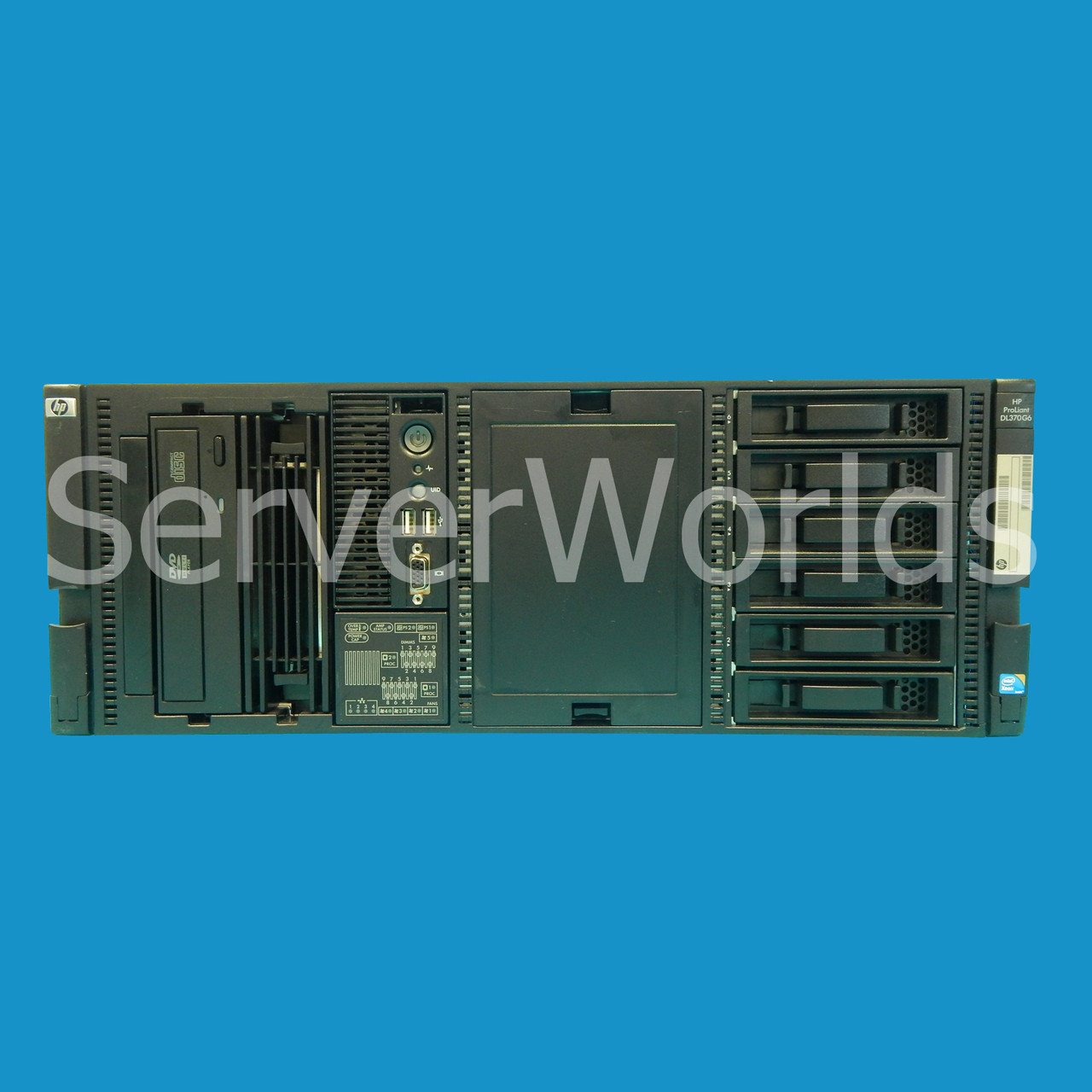 site Kerel Neem een ​​bad HP DL370 G6 QC 5550 (2P) / 12GB / DVD / SFF #576411-001 - Refurbished  Server Parts | ServerWorlds