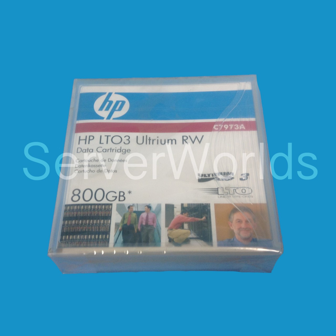 HP LTO-3 Ultrium RW Data Cartridge 800GB C7973-60000