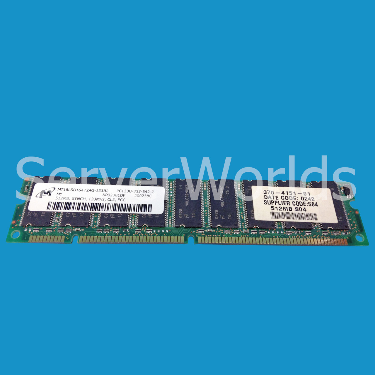 Sun 370-4151 | 512MB 133MHZ Memory Module SunBlade 100 | X6993A