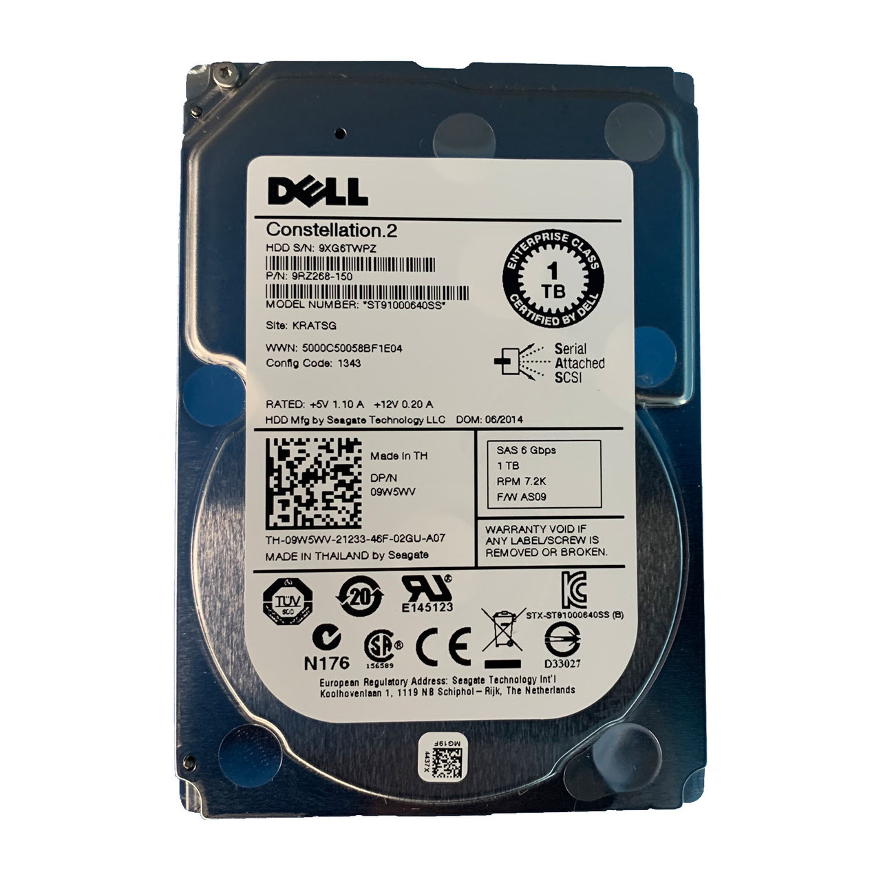 Dell 9W5WV | Dell ST91000640SS | Dell 9RZ268-150 - Serverworlds